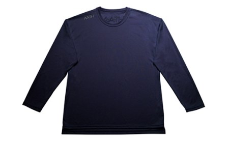 I4-05【カラー：ネイビー サイズ：O】リカバリーウェア A.A.TH/ ロングTシャツ（品番：AAJ99302）
