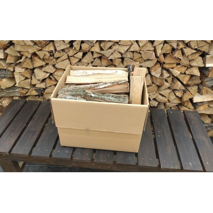 【アウトドア～キャンプに！～】薪（広葉樹：ナラ）細割り 約13kg・30cm_イメージ2