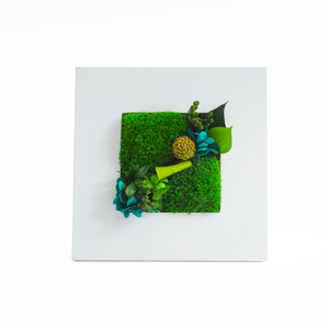 グリーンフレームM 花 お花 プリザーブドフラワー ギフト プレゼント お祝い 誕生日 お供え アレンジ インテリア 東京都 墨田区 白フレーム