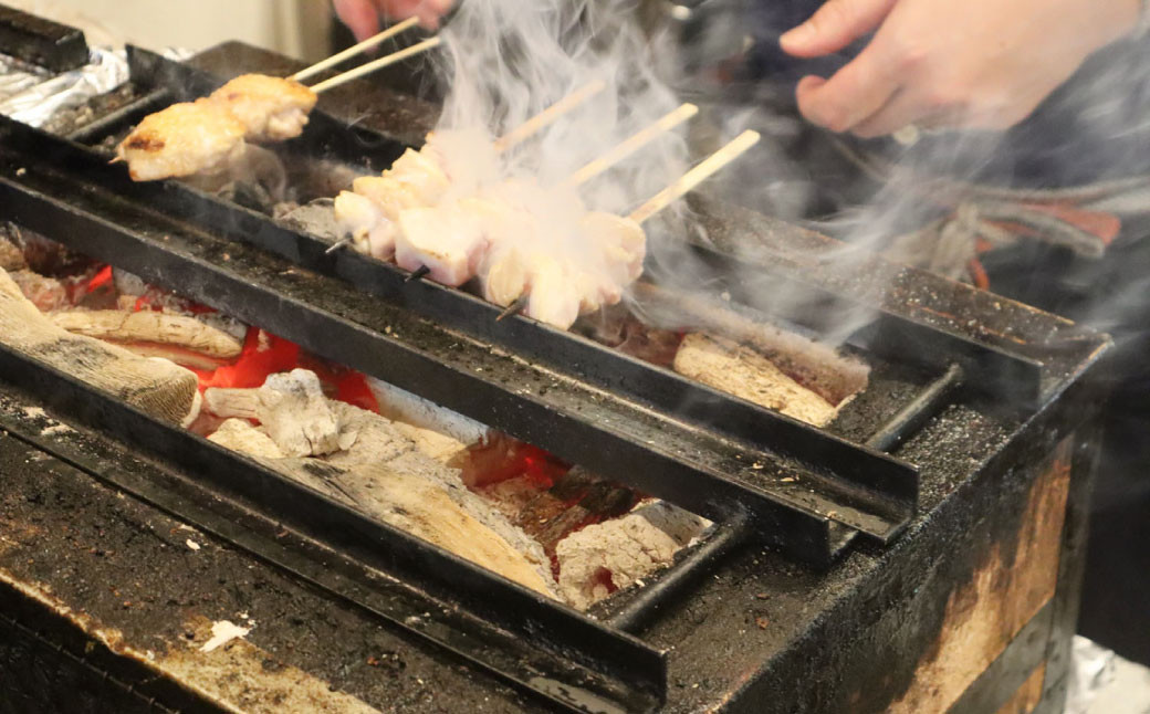 松本商店（やきとり和笑）が焼き上げた「肥後のうまか赤鶏」串盛10本セット