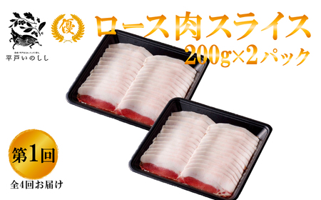 《定期便》Newジビエ 平戸いのしし 食べ比べ月替わり便(ロース･肩ロース･バラ･モモ)【4回お届け】