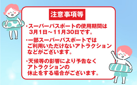 芝政ワールド スーパーパスポート4名様（おとな2名・こども2名） 遊園地 プール チケット レジャー施設 恐竜 [E-3901]