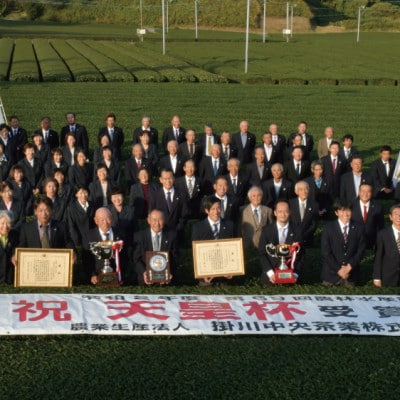 天皇杯受賞生産者の深蒸し掛川茶 80g×4本入【配送不可地域：離島・沖縄県】