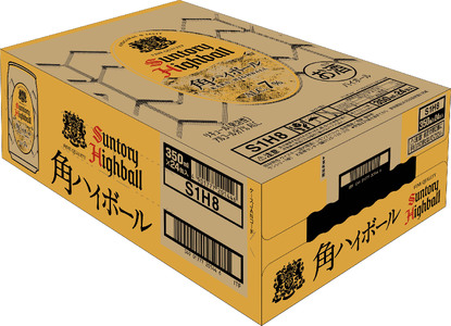 サントリー 角ハイボール缶 350ml×24本【お酒 ウイスキー ハイボール 兵庫県 高砂市】