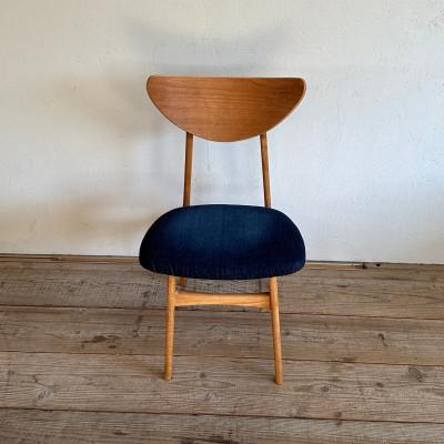 ふるさと納税 富田林市 Karl Dining Chair 児島デニム ミディアムブラウンフレーム【SWOF】 |  | 01