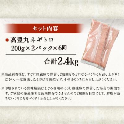 ふるさと納税 室戸市 ねぎとろ(まぐろのたたき) 定期便 小分けセット ネギトロ丼や海鮮丼などアレンジさまざま |  | 02