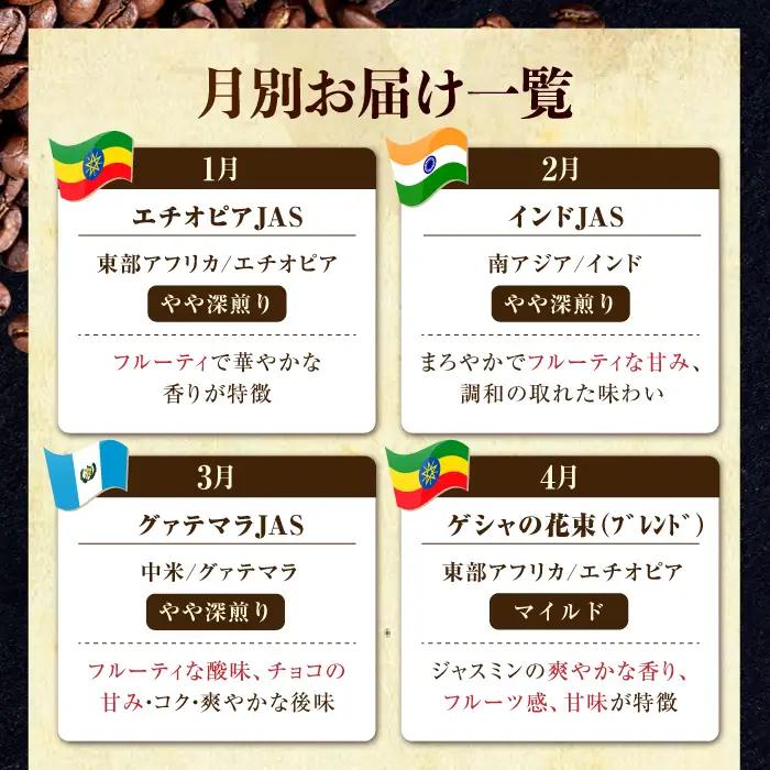【全12回】江田島シティローストブレンドセット コーヒー豆 全13種 コーヒー[XBE080]