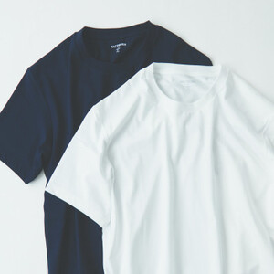 メンズ 10Years 26ゲージ スムースコットン クルーネック Tシャツ ホワイト Lサイズ【1584327】