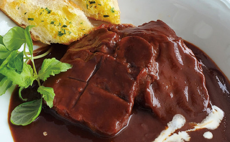 【厚切り牛たん使用】牛タンデミグラスソース3箱入【豊味館】やわらかい 希少 簡単 レトルト 牛たん THE TONGUE 長崎 佐世保 九州