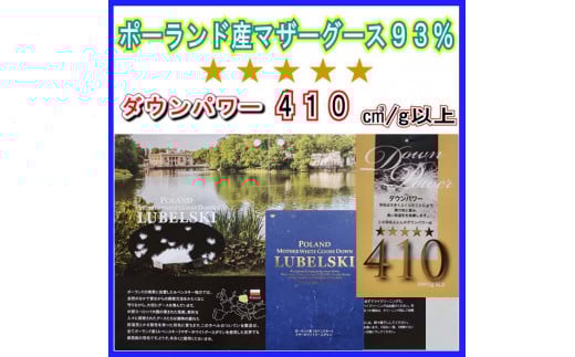 訳アリ【掛け布団】ポーランド産マザーグース93％ 羽毛掛け布団（シングル：150cm×210cm）（ダウンパワー410）【サカキュー】｜羽毛布団 羽毛ふとん 羽毛掛けふとん 訳あり 羽毛　ダウン　布団