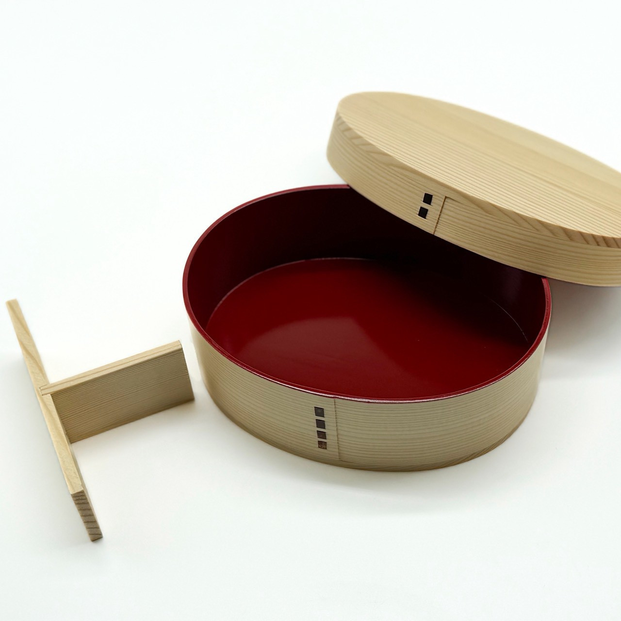 日々 hibi 曲げわっぱ 弁当箱 内朱［YS160］