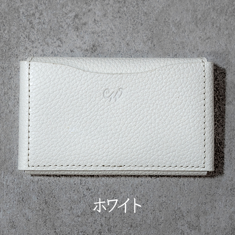 本革 カード 名刺入れ 日本製 レザー 革製品 カードケース Liete WH-21 カーキ