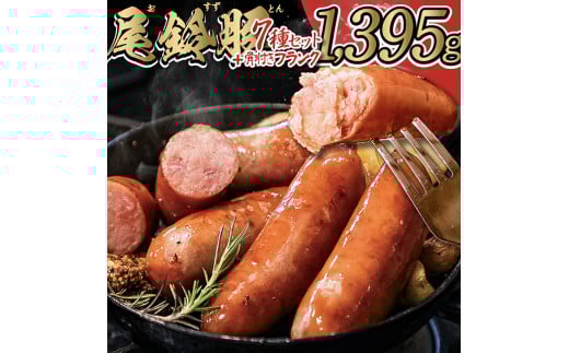 【PREMIUM PORK】尾鈴豚ハム・ソーセージ 詰め合わせ 8種 Aセット【 数量限定 肉 豚肉 ぶた 豚 国産 九州産 宮崎県産 ウインナ― 生ハム ソーセージ 加工品 】