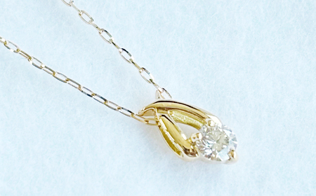 K18YGダイヤモンドネックレス(NYG-8) SWAK010