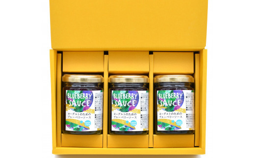 534.【お歳暮　のし付】前田農園　ヨーグルトのためのブルーベリーソース3本セット