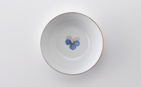 【波佐見焼】パンジー アンクルボウル 2個セット【トーエー】[QC85]