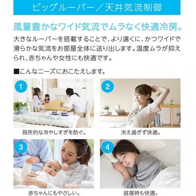 ふるさと納税 三条市 コロナ エアコン6畳用 リララWシリーズ 単相100V CSH-W2224R(W) 252P001 |  | 01