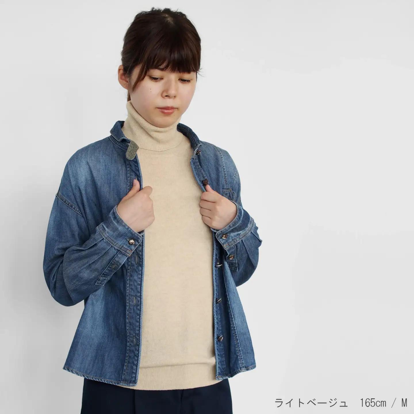 【先行予約】カシミヤタートルネック セーター ライトベージュ M | カシミヤ ニット