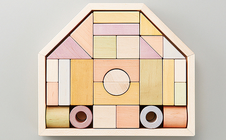 エドインター つみきのいえＭ 日本産 知育玩具 木製玩具