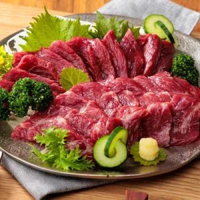 ふるさと納税 人吉市 熊本肥育 上赤身馬刺しセット 約500g 1パック約50g(人吉市) |  | 01