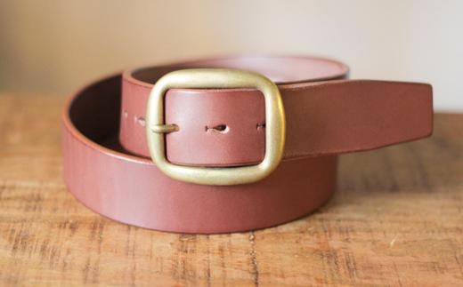 
            【minca】幅40mmベルト 栃木レザーの希少な「ハーネスレザー」使用の贅沢な1枚革のレザーベルト オイルタイプ/チョコ/HL-B03/CHOCO　610【小物 ファッション 人気 おすすめ 】
          