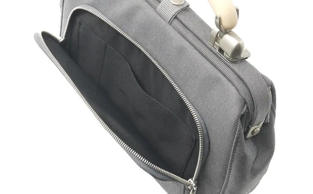 豊岡鞄 for the blue ミニダレスバッグ 3701 オーシャンブラック / 足立 ダレスバッグ コンパクト 3WAY 手提げ リュック ショルダーバッグ タブレット 収納 レディース メンズ
