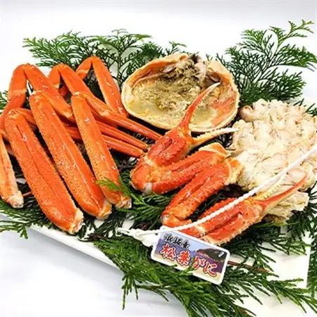 松葉ガニの本場よりプロ茹で松葉ガニ(足1本落ち)約700g×2枚(冷凍)【配送不可地域：離島】【1100454】