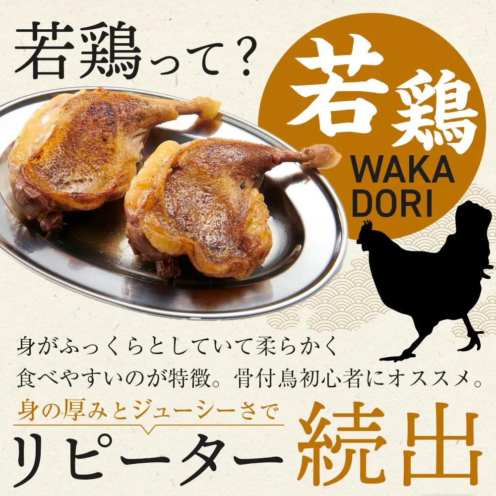  食べ応え抜群の特大骨付鳥 親鳥 若鶏 セット 計3本