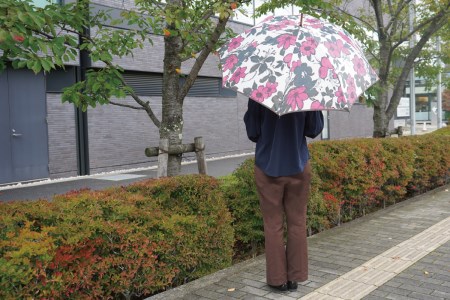 雨長傘　テッセン（赤）
