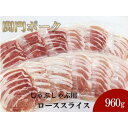 【ふるさと納税】関門ポーク しゃぶしゃぶ用 ローススライス 80g×12パック 960g | 肉 お肉 にく 食品 山口県産 人気 おすすめ 送料無料 ギフト