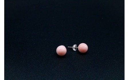 【珊瑚】ピアス ボケ珊瑚 K18G