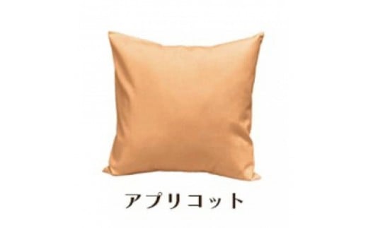 「染」クッションカバー 45×45cmタイプ アプリコット 国産オックスフォード生地 無地