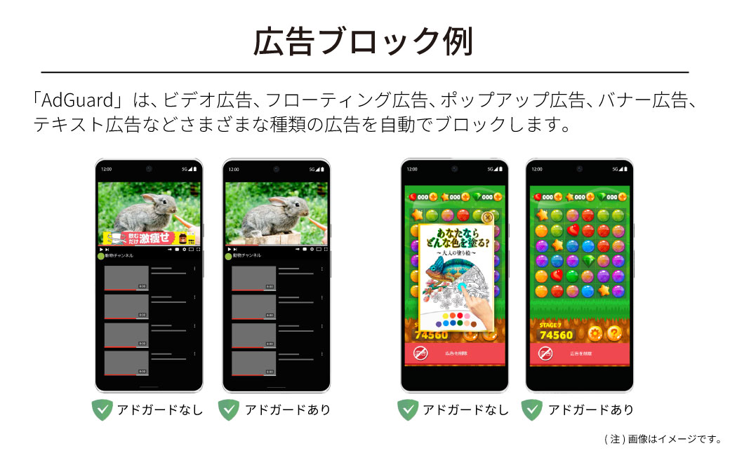 広告ブロック・アプリ「AdGuard 無期限版 カード版」 | 広告除去 セキュリティソフト プライバシー保護 トラッカー防止 ウェブフィルター 動画広告ブロック YouTube広告ブロック ポップア