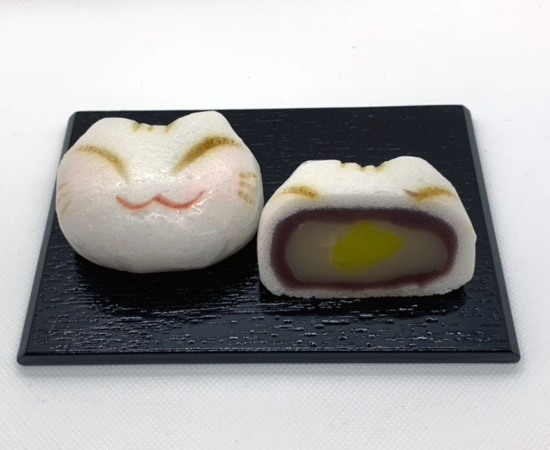 京都猫スイーツ 紅白猫まんじゅう 6個入 [0325]_イメージ2