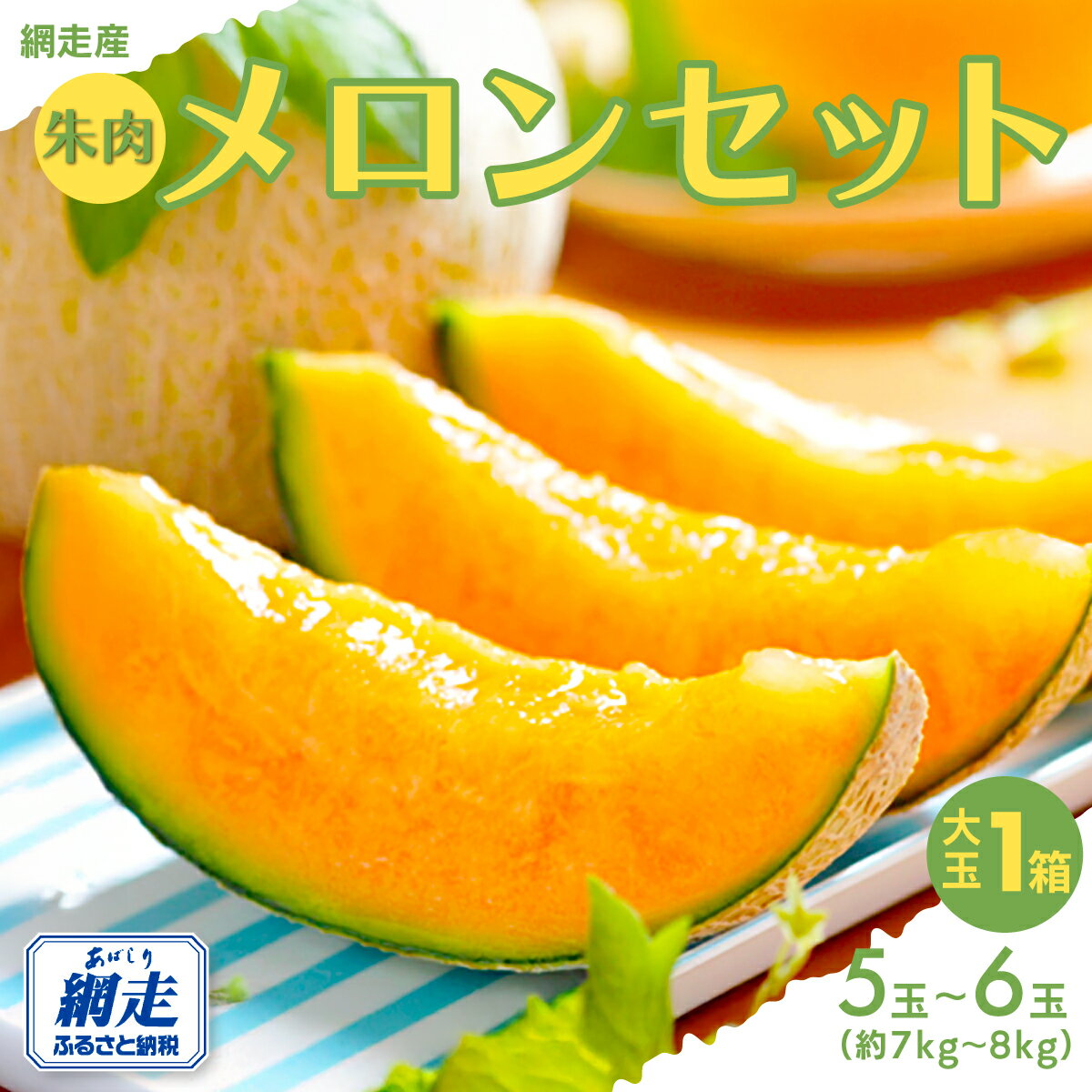 【ふるさと納税】 【期間・数量限定】甘くて美味しい 網走産朱肉メロンセット早期予約＜網走産＞（2025年6月15日以降発送） 【 ふるさと納税 人気 おすすめ ランキング メロン 朱肉メロン ギフト 誕生日 お歳暮 オホーツク 北海道 網走市 送料無料 】 ABAO2027