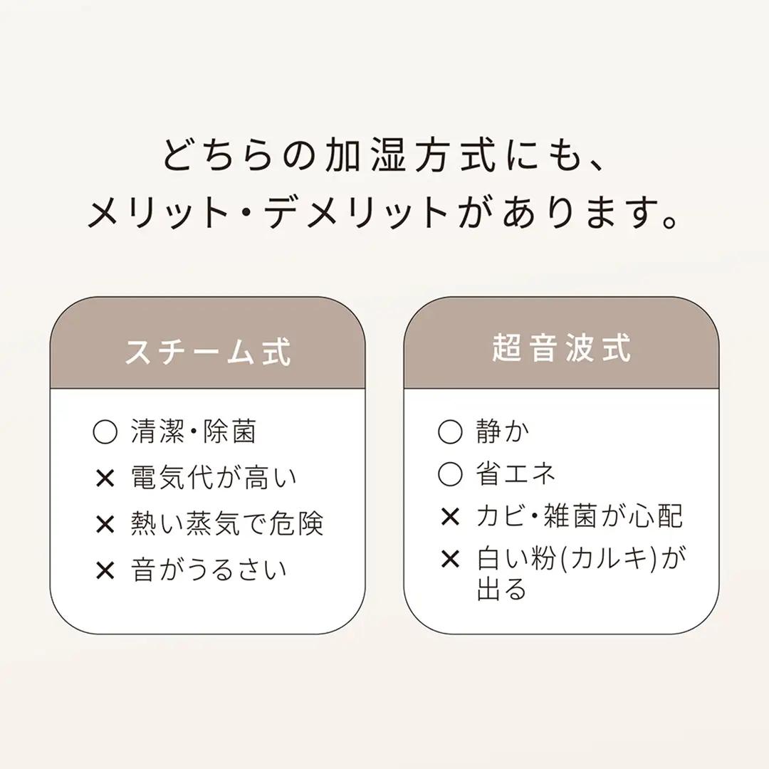 LAViNO スチーム ノクターン（ブラック）ハイブリッド式加湿器 ハイブリッド式 蒸気 ミスト化
