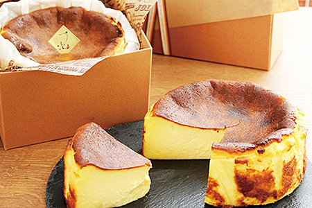 バスクチーズケーキバスクチーズケーキ 佐賀県産小麦100% 濃厚な味わい