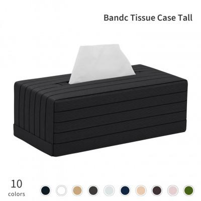 ふるさと納税 奥州市 心地よい暮らしをつくる ティッシュケース Tall ブラック バンドシー [AR095] |  | 02