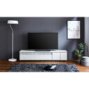 【ふるさと納税】【開梱設置】テレビ台 Lクラス 幅180cm TV ホワイト 白 石目ガラス白 テレビボード TV台 TVボード ローボード 家具 | インテリア おしゃれ 北欧 アンティーク 大川 日本製 国産 テレビラック TVラック 収納 隠す 幅 高さ36cm ヴィンテージ ガラス 大理石