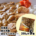 【ふるさと納税】北海道 噴火湾産 ほたてっ子カレー200g×5個 レトルト 中辛　【 加工食品 惣菜 有名 プランクトン 栄養 美味しさ 濃厚 貝 スパイス 香る やさしい 人気メニュー 電子レンジ 簡単 食べ応え 特製 】