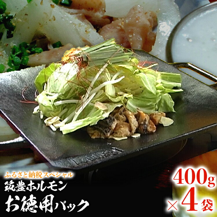 【ふるさと納税】ふるさと納税限定仕様 お徳用パック 【味付ホルモン400g×4、自家製煮込タレ×4】 白頭苑 ホルモン ホルモン鍋 お取り寄せグルメ お取り寄せ 福岡 お土産 九州 福岡土産 取り寄せ グルメ 福岡県