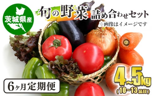 
【定期便】 旬の野菜詰め合わせセット 隔月6ヶ月
