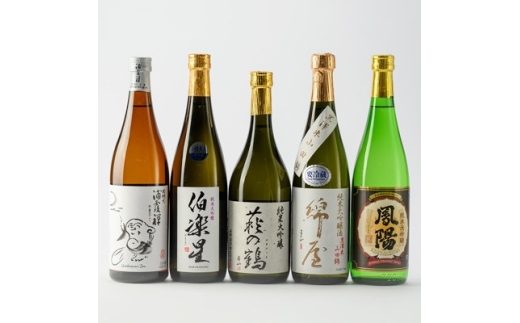 ＜宮城人気の5蔵＞飲み比べセット　720ml×5本(A)【1722281】