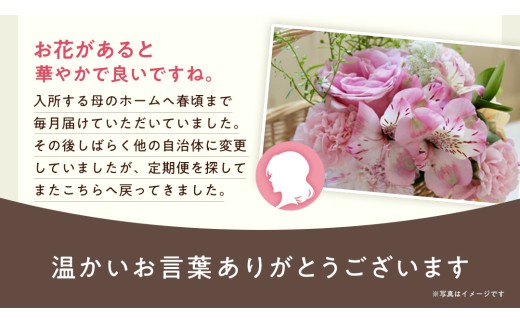 【お花の 定期便 】「毎月」届く、季節の フラワー アレンジメント ( 合計 12回 ) 花 生花 お祝い 結婚祝い 誕生日 プレゼント ギフト フラワーギフト [CY005sa]