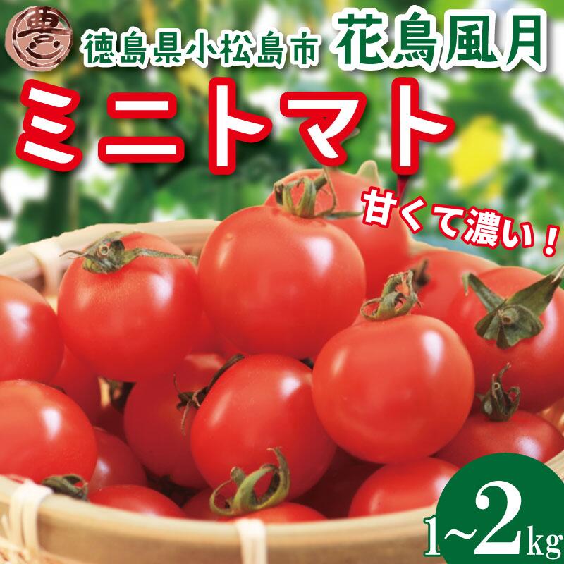 【ふるさと納税】 【選べるお届け月】 ミニトマト 1kg 2kg 花鳥風月 先行予約 水耕栽培 爽やか 甘い 野菜 やさい 国産 産地直送 数量限定 旬 フレッシュトマト 生野菜 新鮮 ソース 調味料 ケチャップ サラダ 美容 新鮮 健康 グルメ 1万円以下 10000円以下 徳島県 小松島市