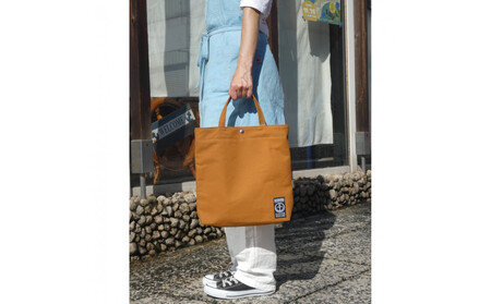 TR-A4縦（A4ファイル対応）キャメル［尾道 帆布鞄 彩工房］