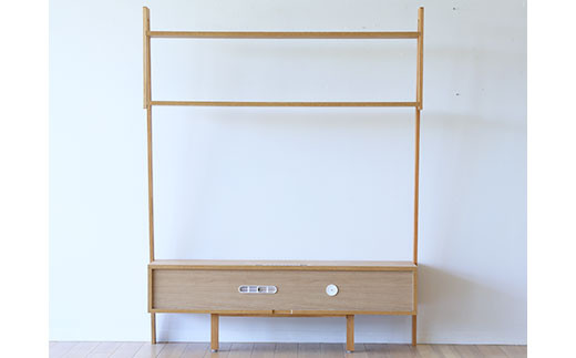 高野木工 レイリア 154TVボード ハイタイプ 北欧家具 テレビボード ナチュラル