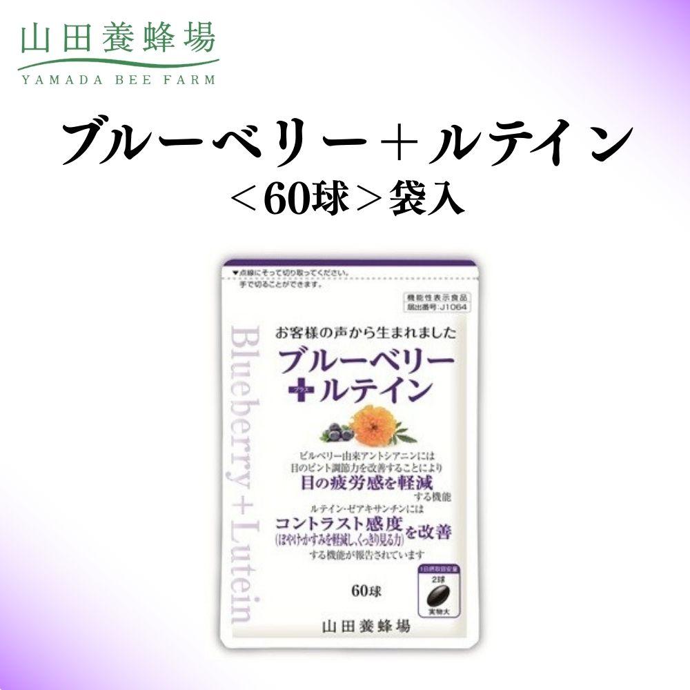 【ふるさと納税】ブルーベリー＋ルテイン 60球 袋入 【006-a125】