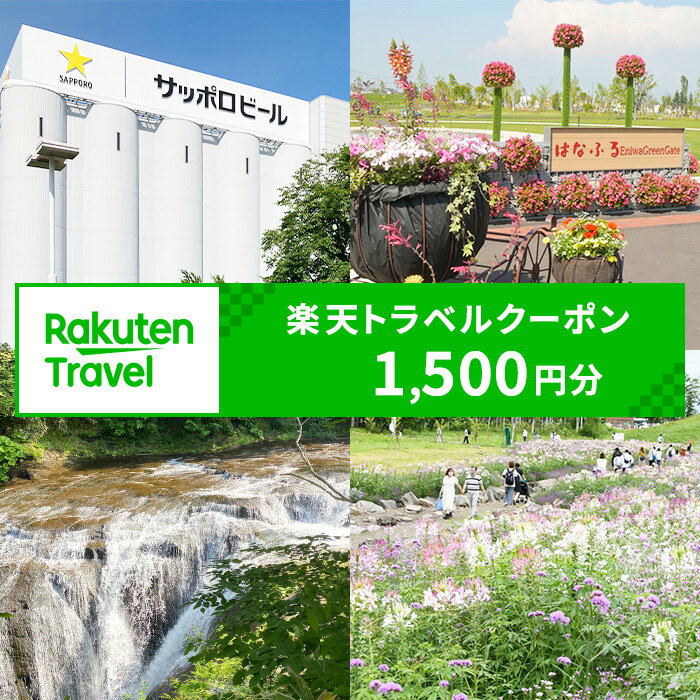 【ふるさと納税】北海道恵庭市の対象施設で使える 楽天トラベルクーポン 寄付額5,000円(クーポン1,500円)　【970001】