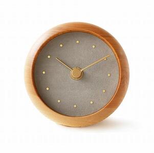 はなもっこ 置時計 【淡墨　プレーン】